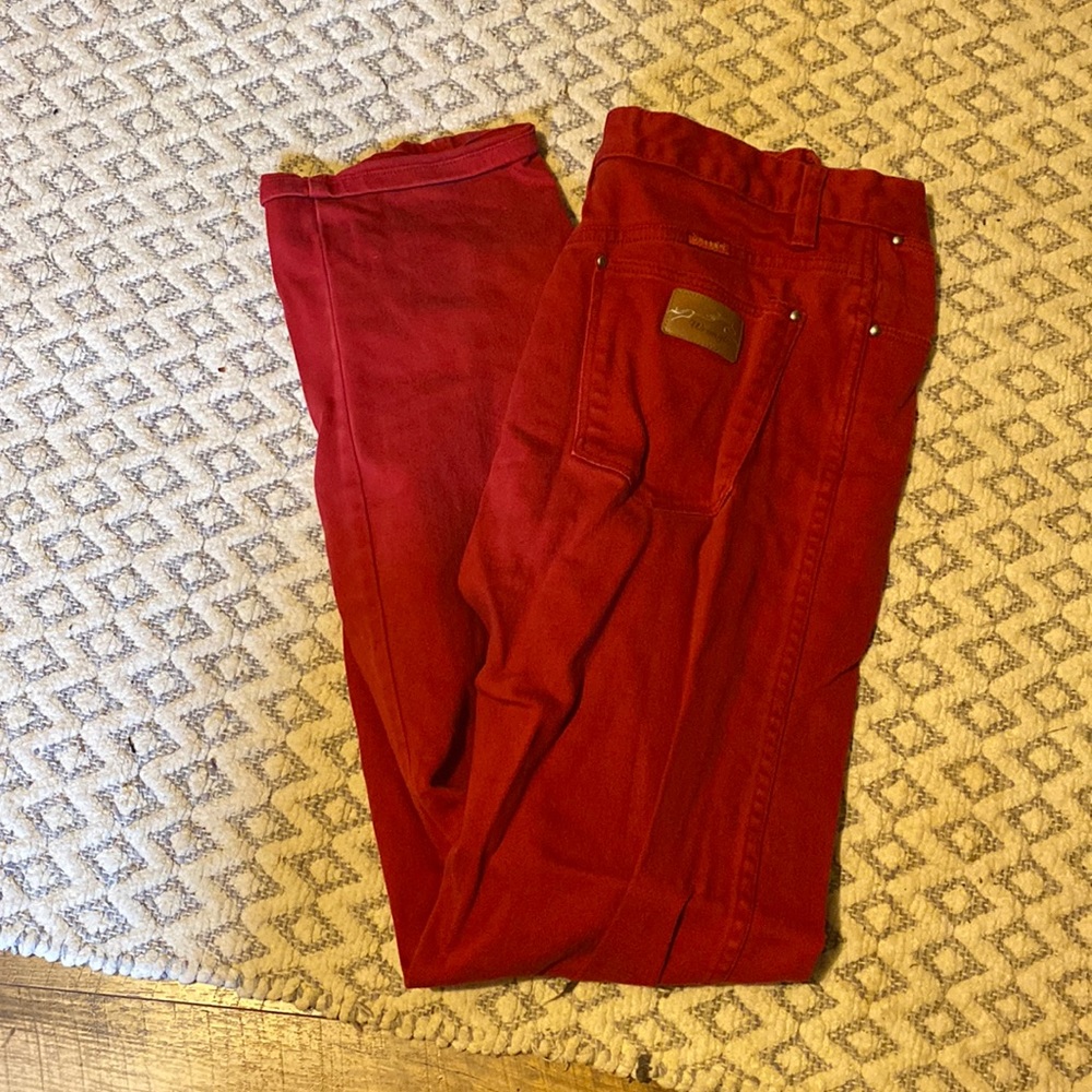 Vintage red wrangler jeans